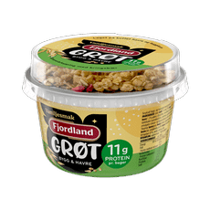 GRØT Vaniljesmak med topping