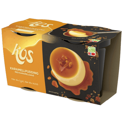Karamellpudding med karamellsaus 2pk
