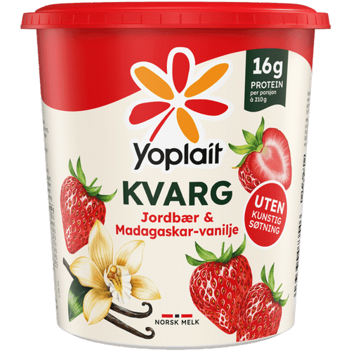 Yoplait KVARG Jordbær & Madagaskar-vanilje