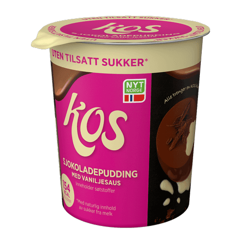 Sjokoladepudding uten tilsatt sukker