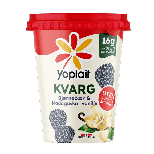 Kvarg Bjørnebær & Madagaskar vanilje