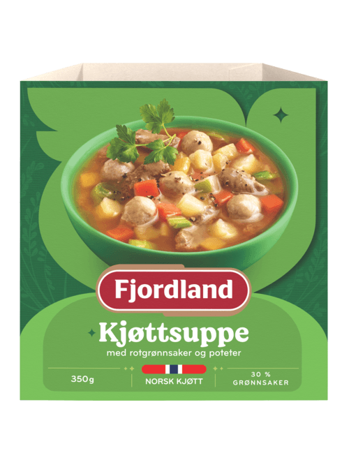 Kjøttsuppe med rotgrønnsaker og poteter