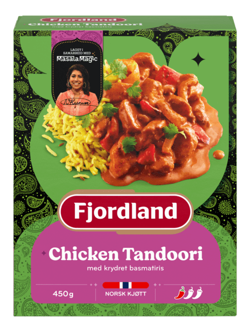 Chicken Tandoori Masalamagic med krydret basmatiris Chicken Tandoori Masalamagic med krydret basmatiris