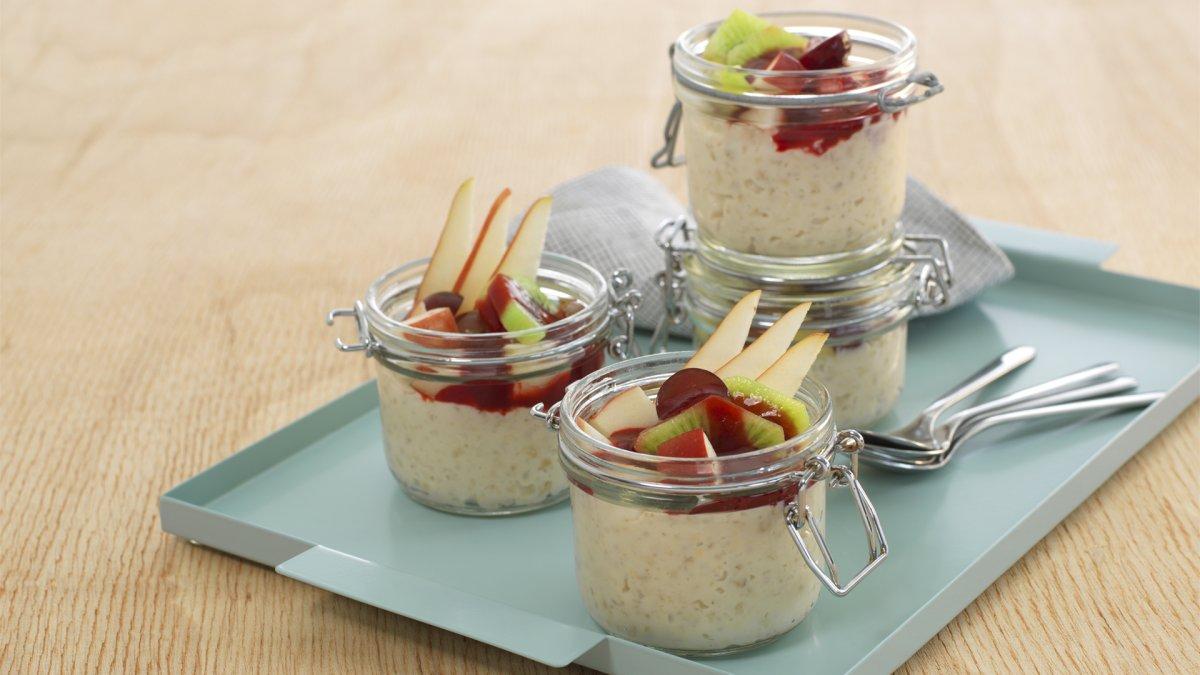 Byggrynskrem - pisket byggrynsgrøt