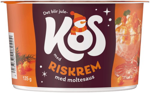 KOS Riskrem med moltesaus