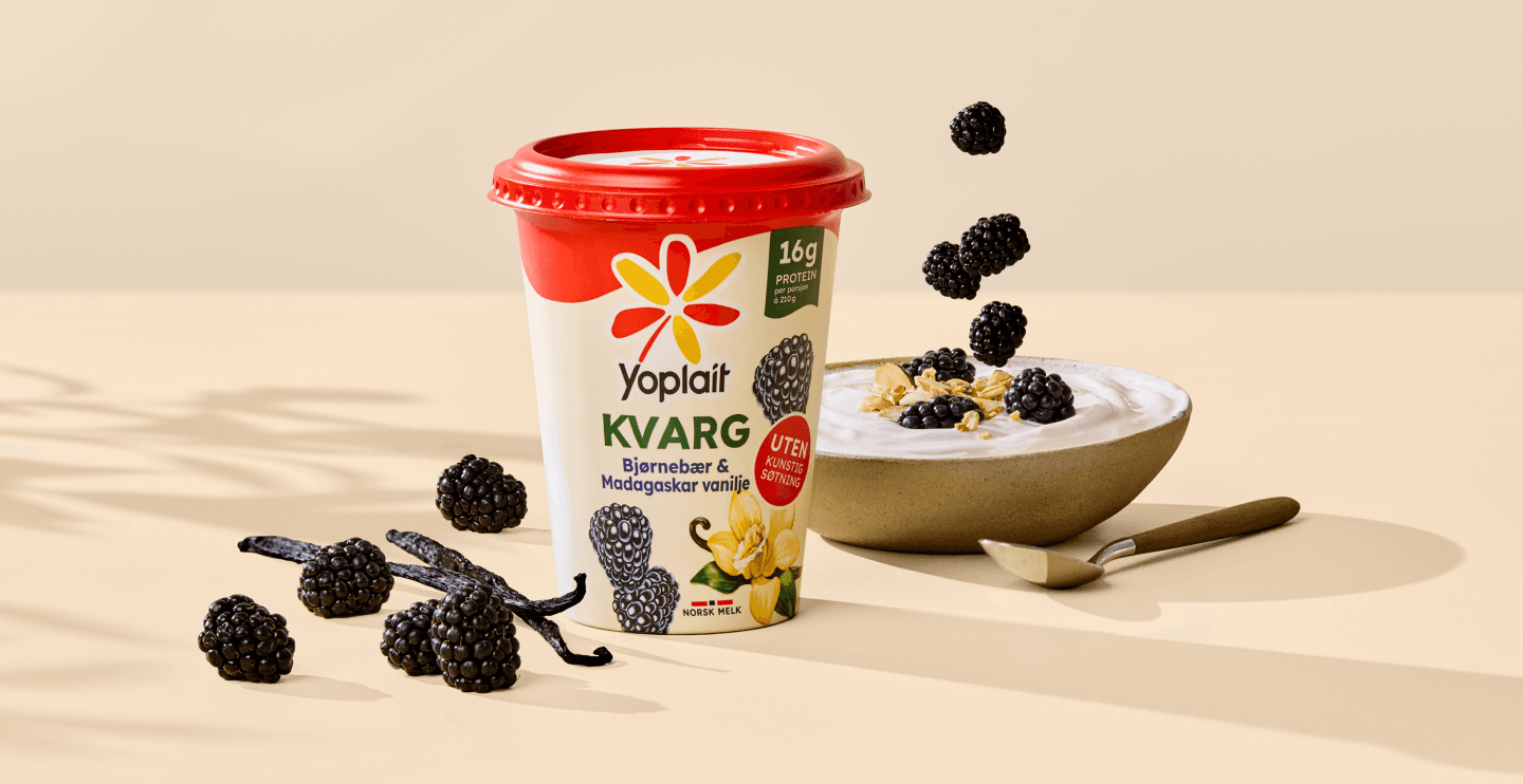 Kvarg Raspberry Yoplait lanserer nyhet: Nå får du kvarg i Norge – Yoplait, Kvarg ...