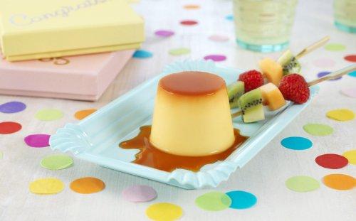 KOS Karamellpudding med frukt