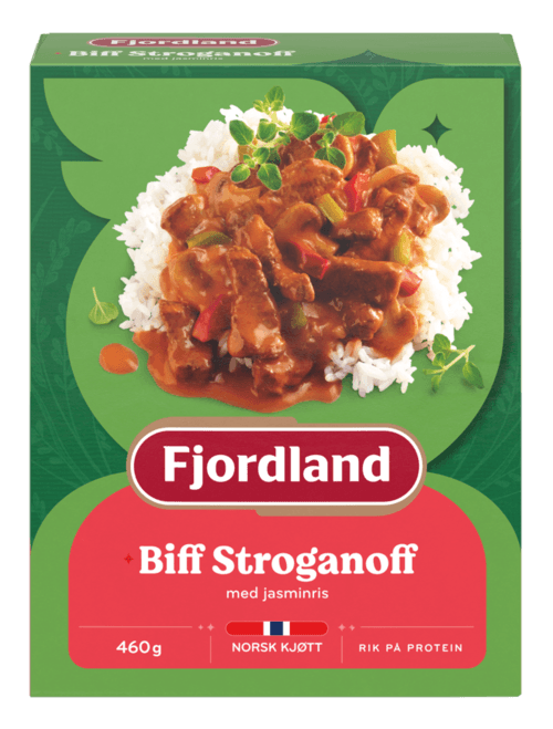 Biff Stroganoff med jasminris