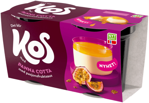 Pannacotta med Pasjonsfruktsaus 2pk