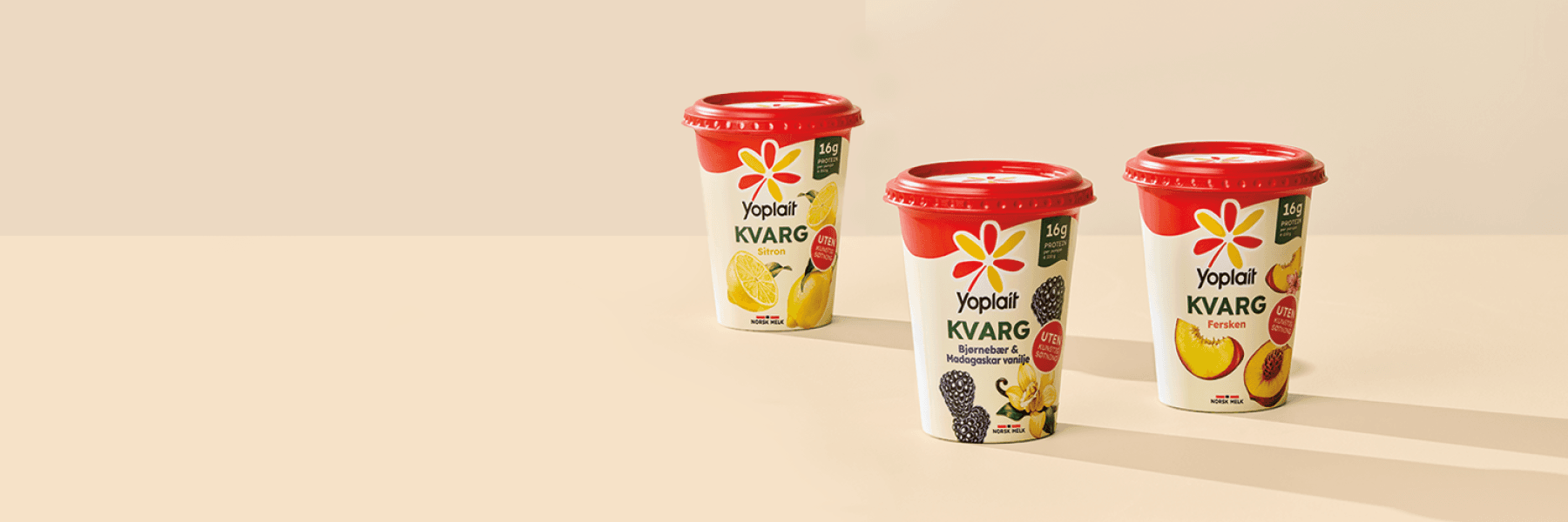 Nyhet! Yoplait KVARG Bakgrunnsbilde for Nyhet! Yoplait KVARG