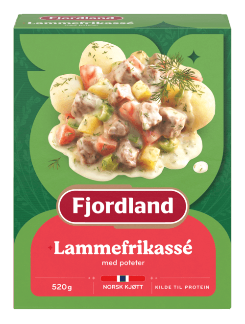 Lammefrikassé med poteter Lammefrikassé med poteter