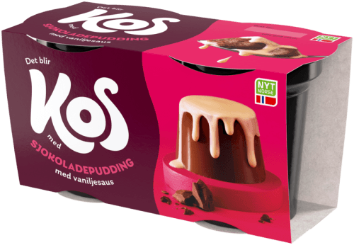 Sjokoladepudding med vaniljesaus 2pk
