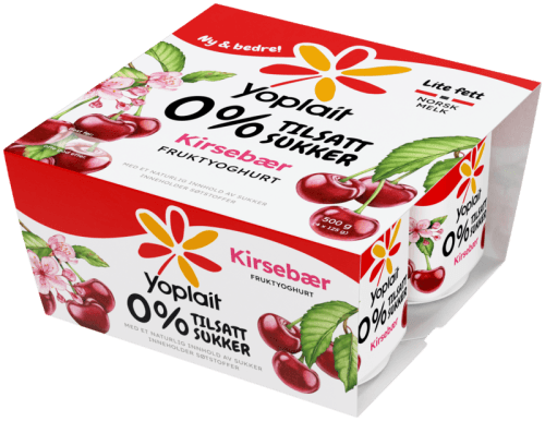 Yoplait 0% Kirsebær 4pk Yoplait 0% Kirsebær 4pk